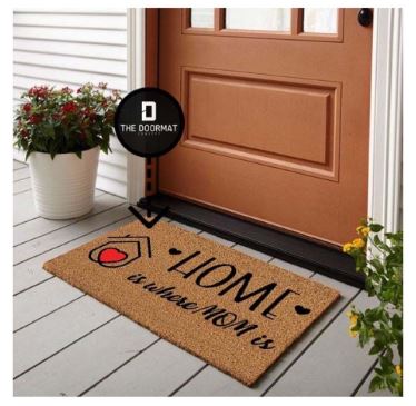 Home Is Where Mom Is Doormat