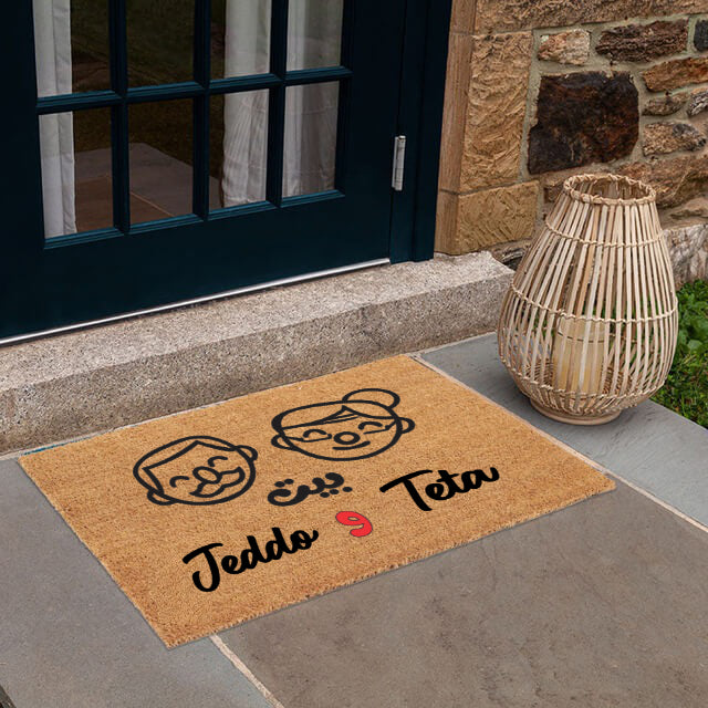 بيت Teta و Jeddo Doormat